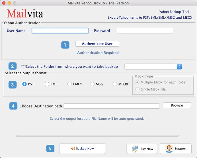 Verwenden Sie eine intelligente Methode, um Ihre Y-Mail-Sicherung mithilfe des Yahoo-Sicherungstools zu erstellen