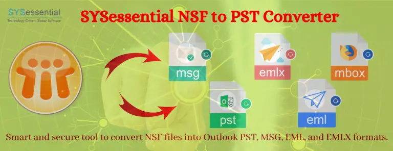 Convertidor de NSF a PST para cambiar inteligentemente de Lotus Notes a Outlook