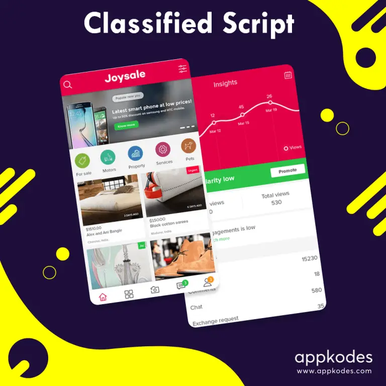 Make use of our feature-packed classifieds script