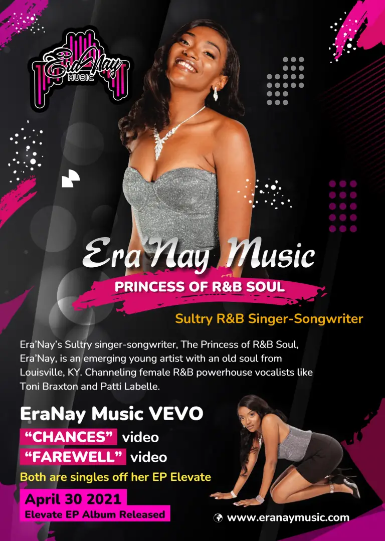 Era’nay Music Princess of R&B Soul Sultry R&B Singer-Songwriter