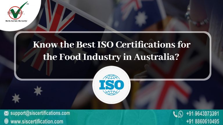 Know the Best ISO Certifications for the Food Industry in Australia?