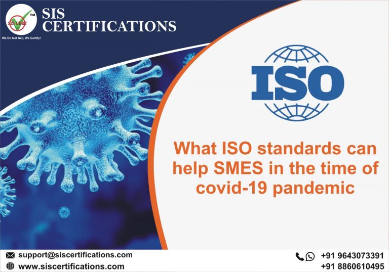 WHAT ISO STANDARDS CAN HELP SMEs IN THE TIME OF COVID-19 PANDEMIC?