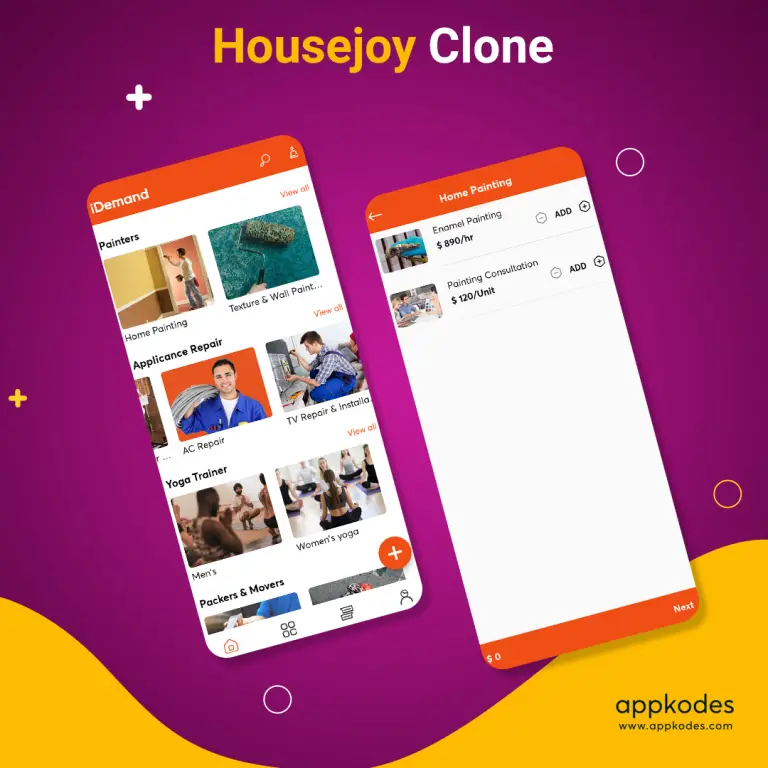 Hit your business dreams with a splendid Housejoy clone