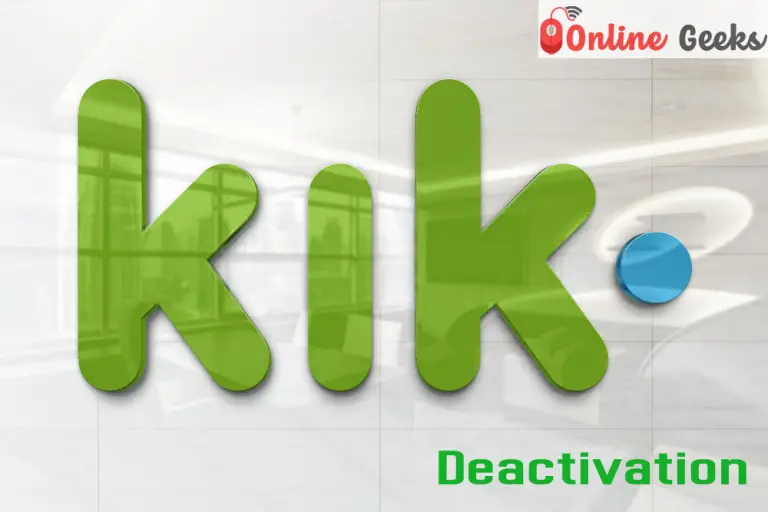 How to Deactivate A Kik Account Temporarily?