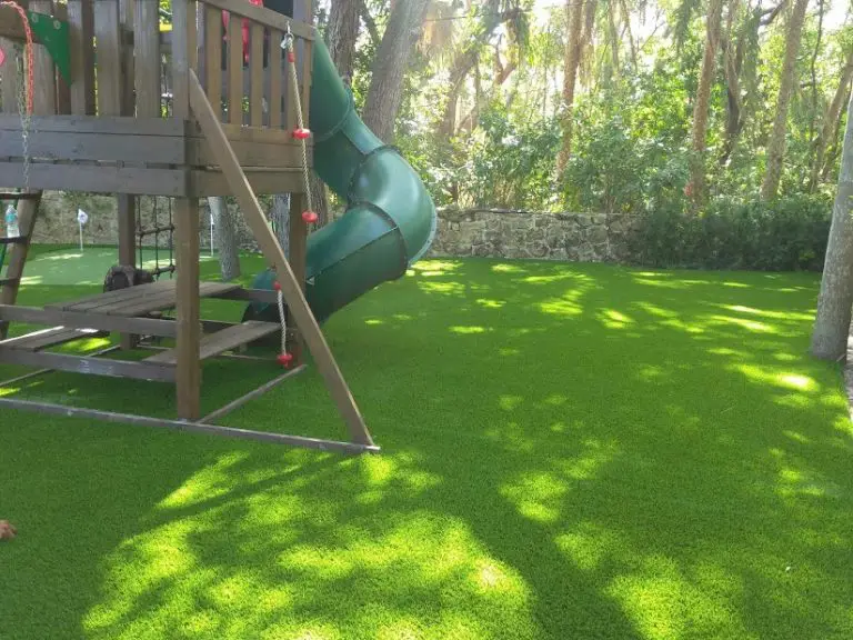 Synthetic Grass installation for Playground in Naples Florida