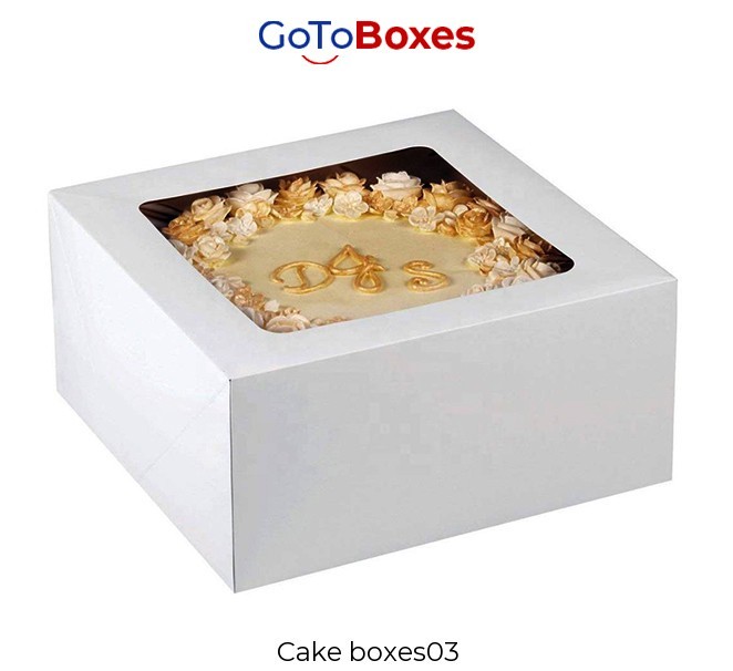 Get Attractive Cake Boxes Wholesale at GoToBoxes