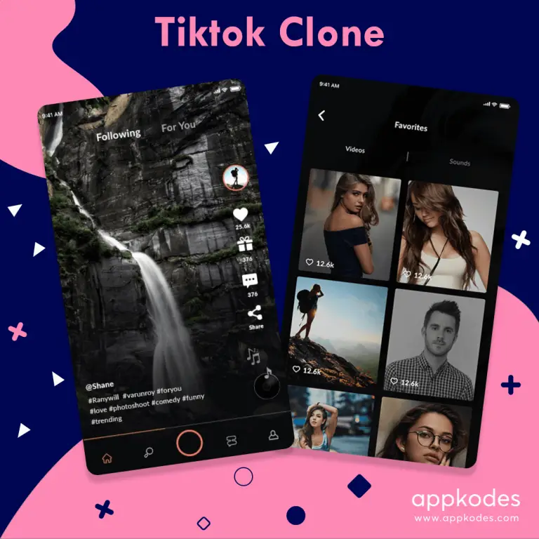 Tiktok clone with latest technologies