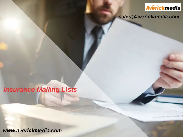 Insurance Mailing List to grab the business opportunities in the global insurance market