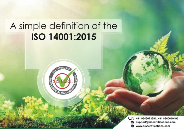 A simple definition of the ISO 14001 Certification | SIS Certifications