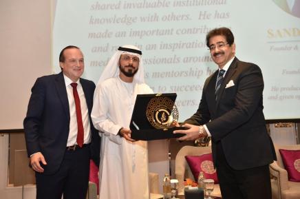 Global Cultural Minister Sandeep Marwah Honoured by UAE