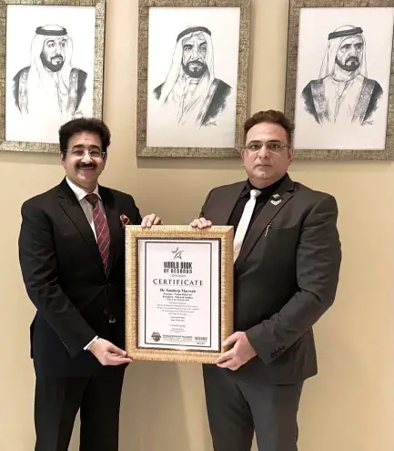 Sandeep Marwah In World Book of Records London