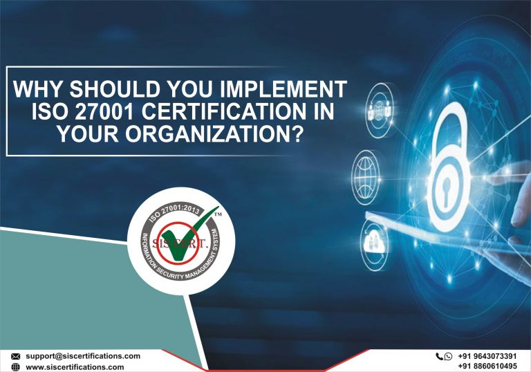 Why should you implement ISO 27001 Certification in your organization?