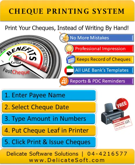 Now Print Your Own Cheques & Pay Bills with This New Cheque Printing System from Delicate Software