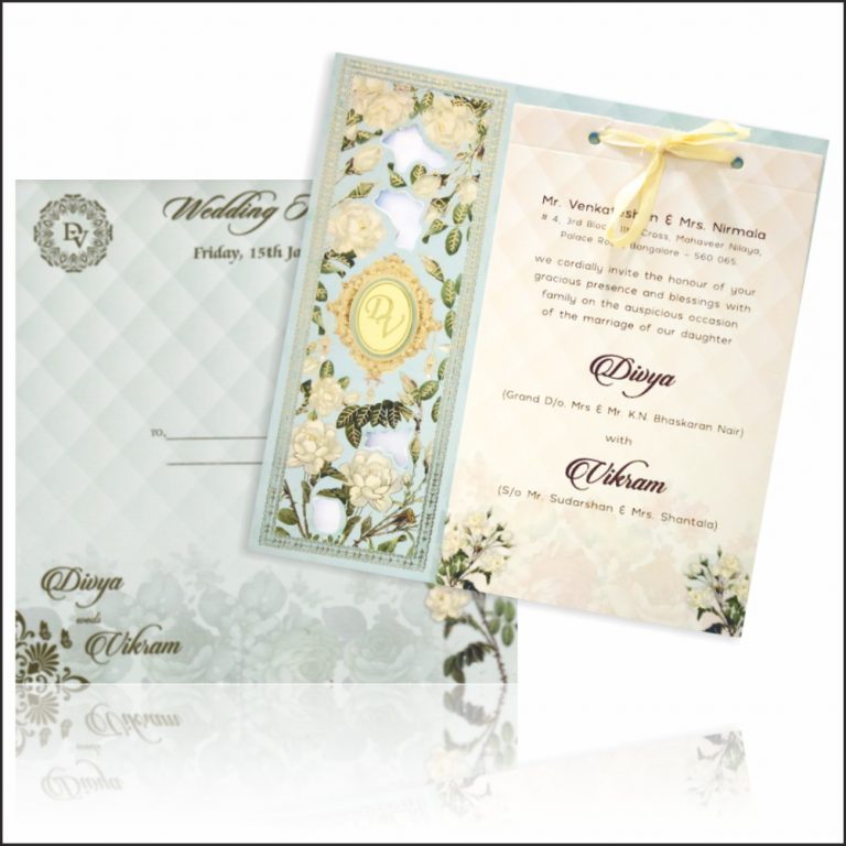 Elegant Baby Naming Ceremony Card – A Perfect Choice