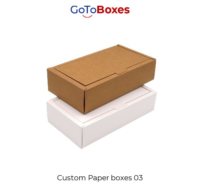 Get Special Custom Paper Boxes Wholesale at GoToBoxes