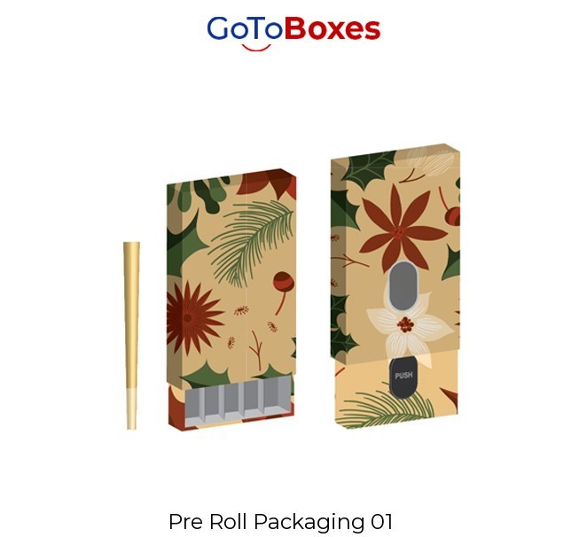 Get Special Pre Roll Packaging Boxes at GoToBoxes