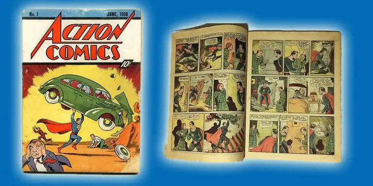 One of the most valuable antique Superman collectibles: Action Comics #1