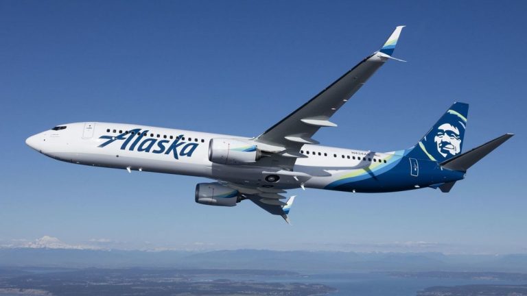 How can I talk to the customer representative at Alaska Airlines?