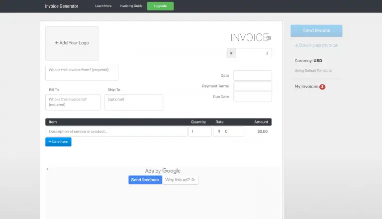 Invoicing Software