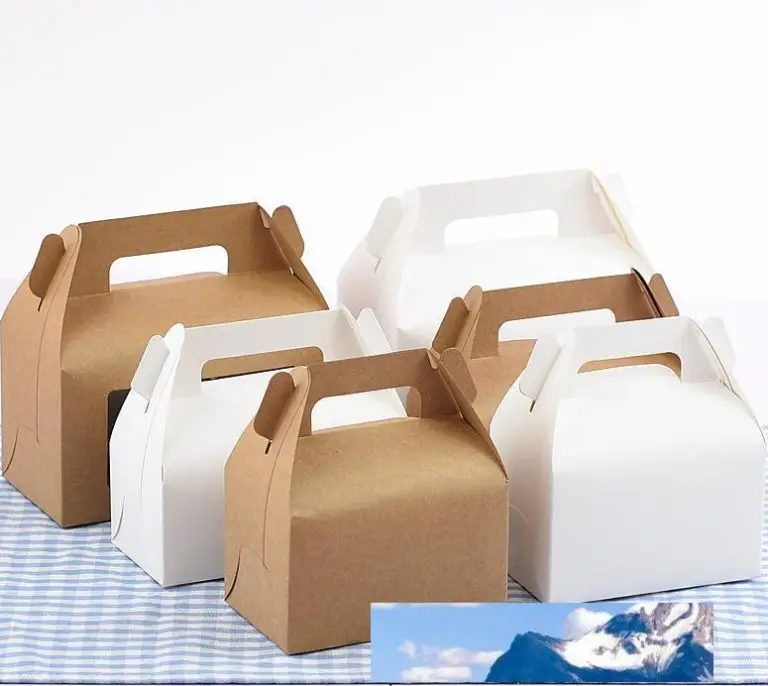 HINGED BOX PACKAGING MADE OF STURDY KRAFT CARDBOARD