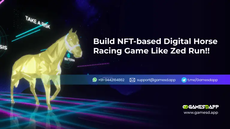 Launch NFT Horse Racing Game Website with Gamesdapp's Zed Run Clone Script