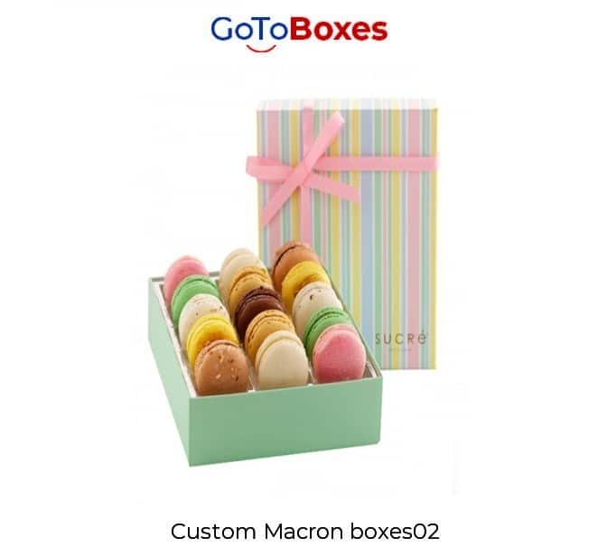 Get Custom Macaron Boxes Wholesale at GoToBoxes