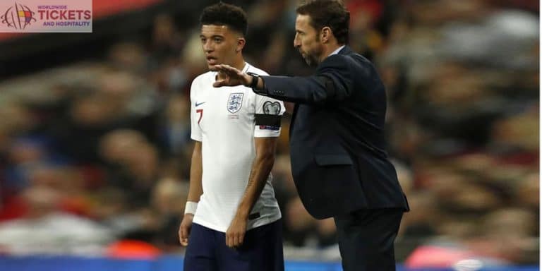 England Football World Cup: Gareth Southgate has advised stamina with Jadon Sancho as the England winger remains