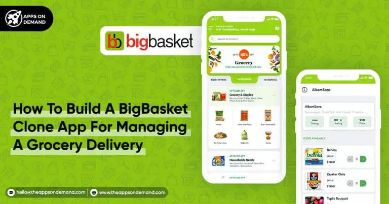 How To Build A BigBasket Clone App For Managing A Grocery Delivery Business?