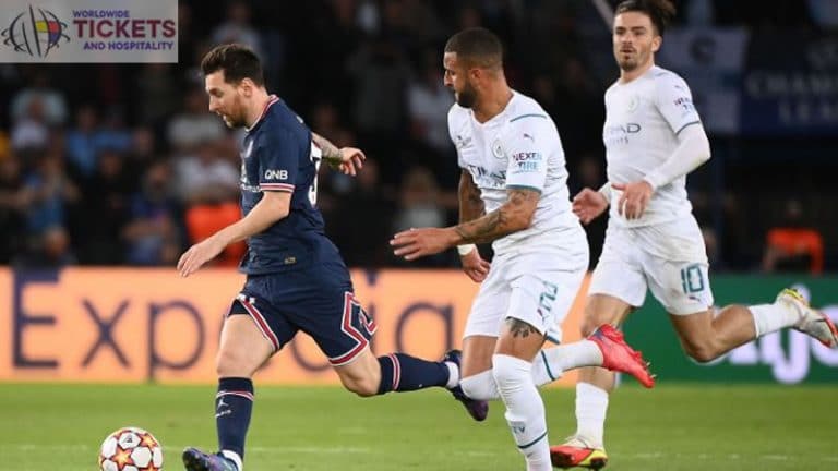 Manchester City vs Paris Saint Germain Tickets: Lionel Messi scored his first Paris St-Germain goal as they beat Manchester City