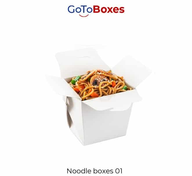 Get Nature-friendly Custom Noodle Boxes at GoToBoxes