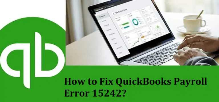 What is the solution for QuickBooks Error 15242?