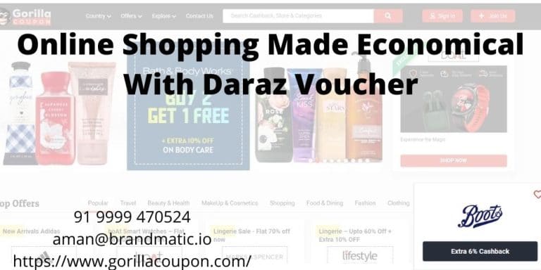 Online Shopping Made Economical With Daraz Voucher