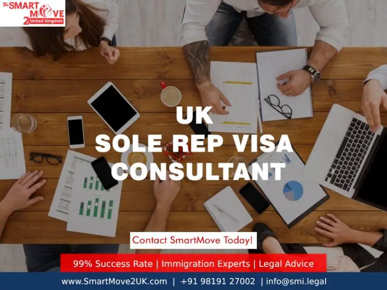 Consultants for Non PBS UK Sole Representative Visa in India