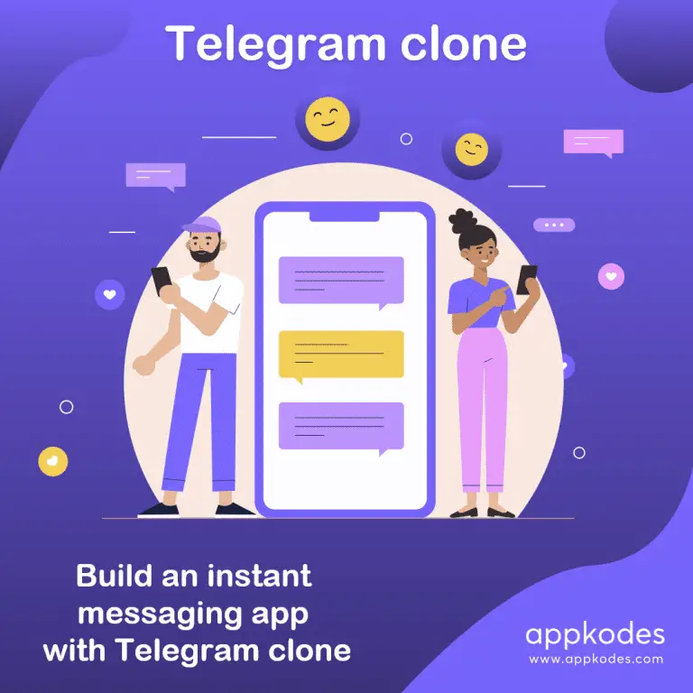 The best-in-class telegram clone lets you develop an excellent Instant messaging App