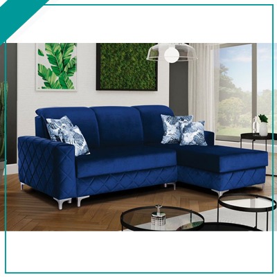 Buy Affordable Price BORYS BLUE SOFA BED ( SMALL ) in the UK