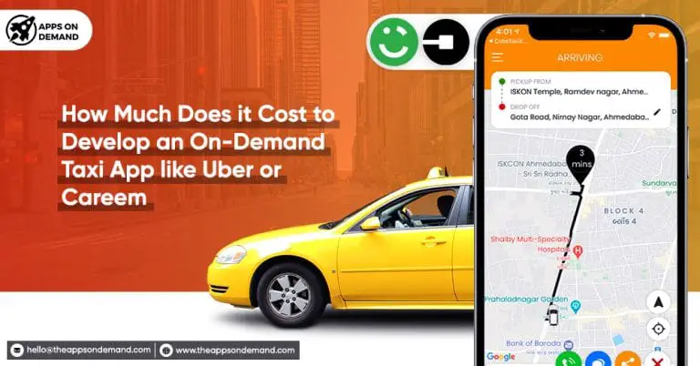 How Much Does it Cost to Develop an On-Demand Taxi App like Uber or Careem?