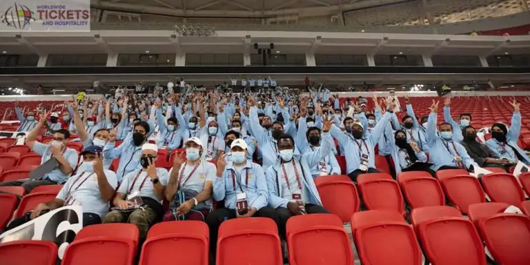 Qatar Football World Cup Tickets: Volunteers play a key role in the successful inauguration of Al Thumama Stadium