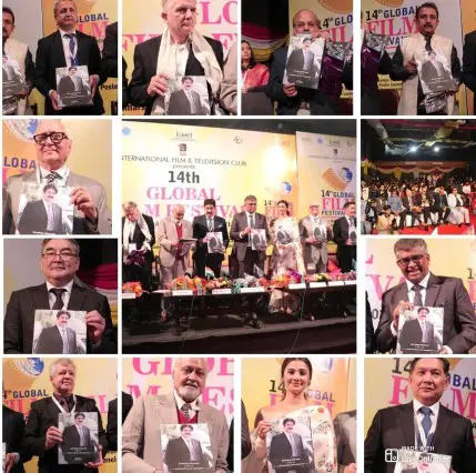 Coffee Table Book on Sandeep Marwah Released at 14th Global Film Festival