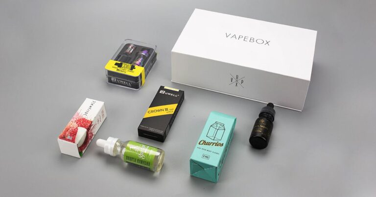 Custom Printed Vape Packaging For Vape Cartridges