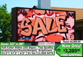 Reach your targeted audience with outdoor LED Signs