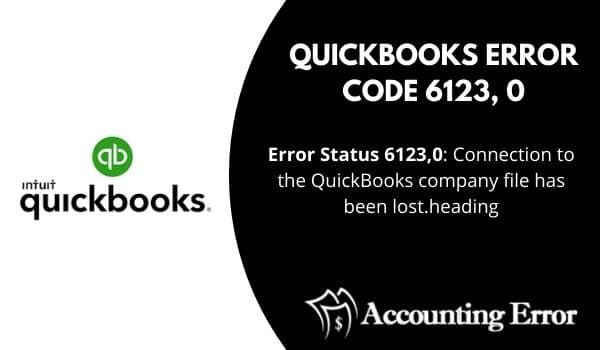 Best Way to Resolve, Fix QuickBooks Error Code 6123, 0