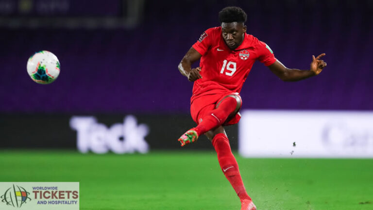 Qatar World Cup – Alphonso Davies’ beautiful live reaction to Canada’s Football World Cup qualification