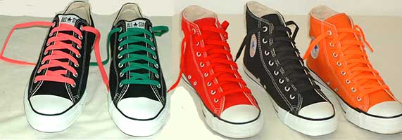 Party, play or professional meet: Black Converse shoes with black laces are perfect for every occasion