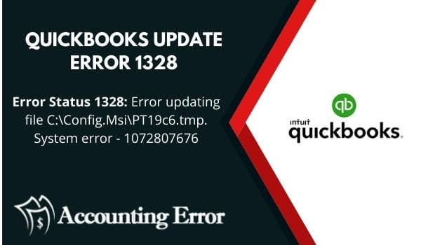 QuickBooks Update Error 1328 – How To Resolve?