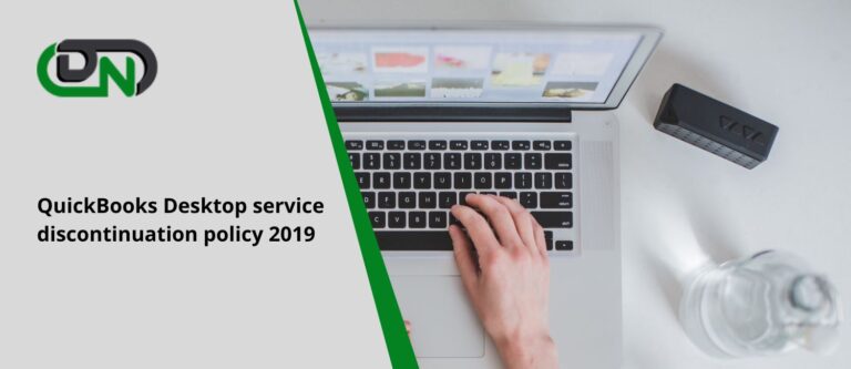 QuickBooks Desktop service 2019 discontinuation policy