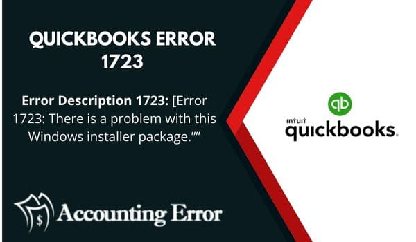 QuickBooks Error 1723 Quick Fix Guide
