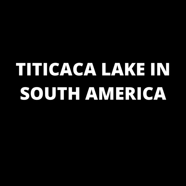 TITICACA LAKE IN SOUTH AMERICA