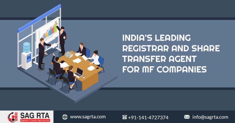 India’s Leading Registrar and Share Transfer Agent for MF Companies