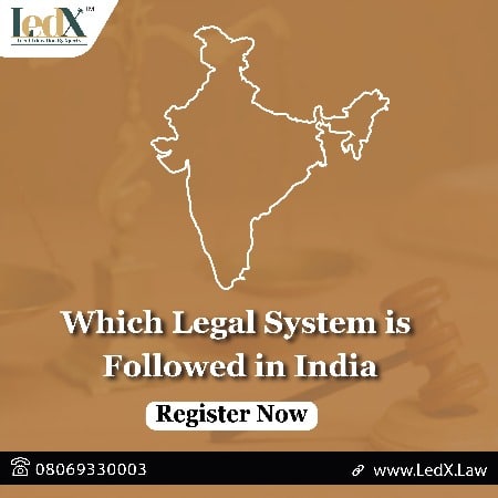 Which legal system is followed in India?