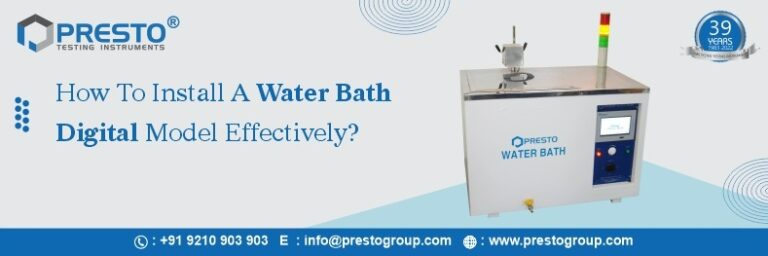 How to install a water bath digital model effectively?